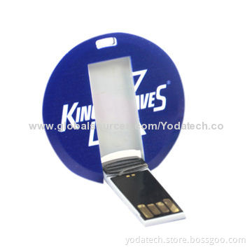 Flip Mini Circle Card Plastic USB